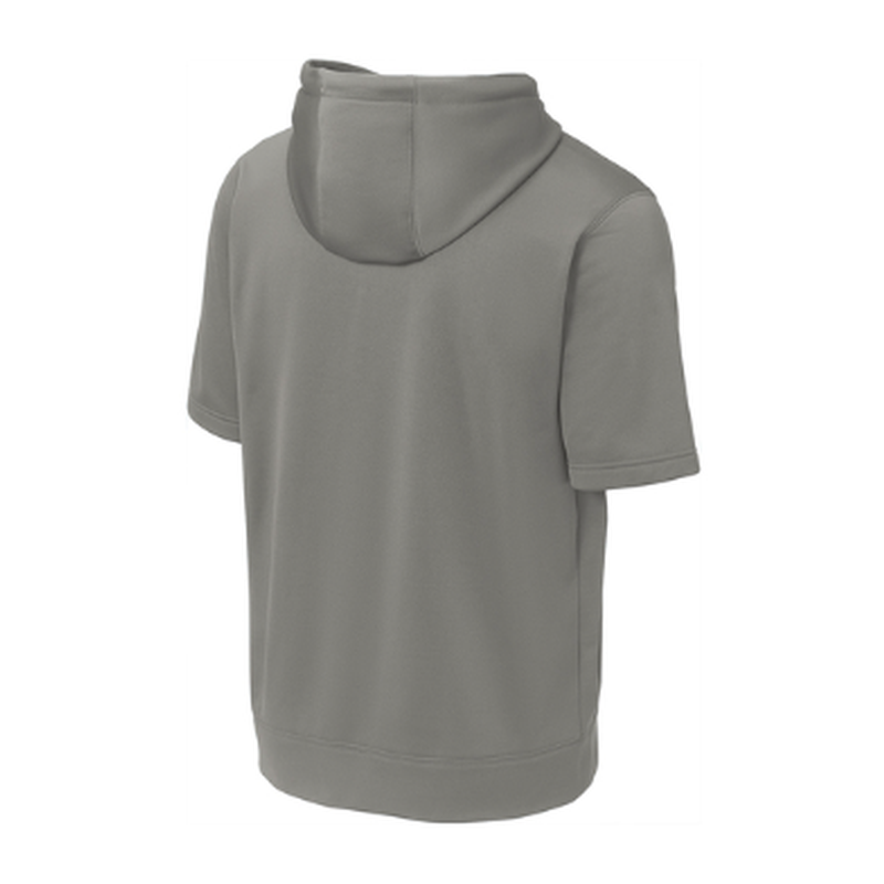 KCC Sport-Tek ® Sport-Wick ® Fleece Short Sleeve Hooded Pullover - Dark Smoke Grey