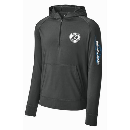 KCC Sport-Tek® Sport-Wick® Stretch 1/2-Zip Hoodie - Charcoal Grey