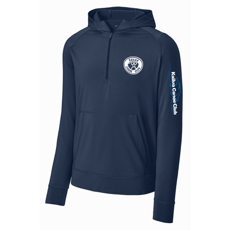 KCC Sport-Tek® Sport-Wick® Stretch 1/2-Zip Hoodie - Navy
