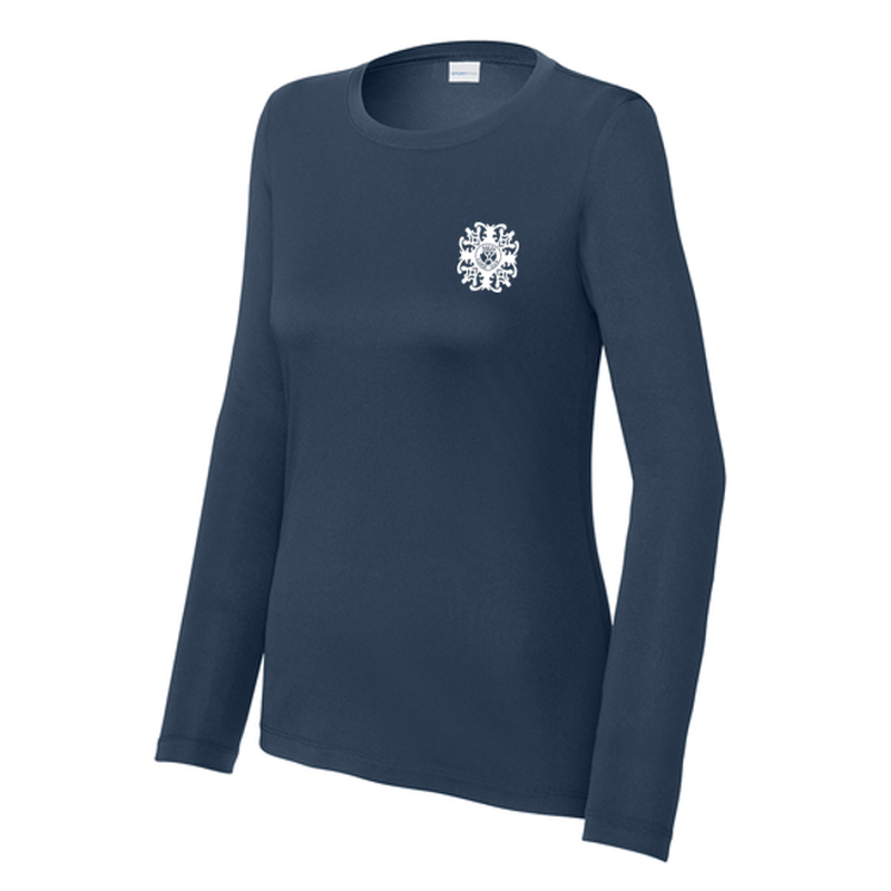 KCC Sport-Tek® Women's Posi-UV® Pro Long Sleeve - True Navy