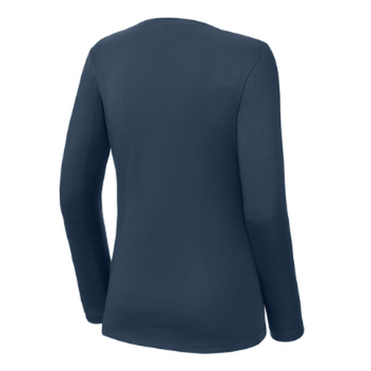 KCC Sport-Tek® Women's Posi-UV® Pro Long Sleeve - True Navy