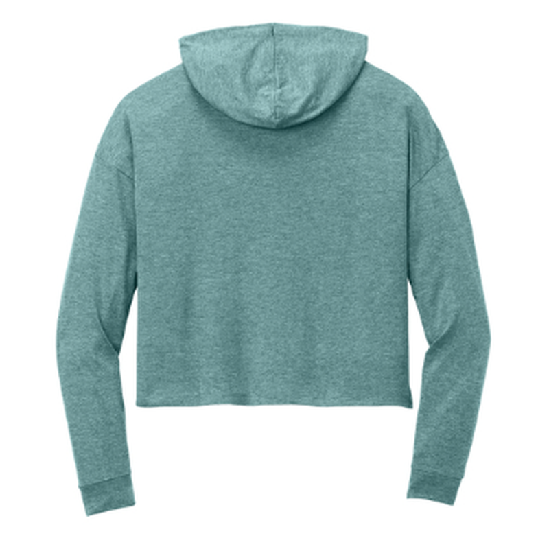 KCC IMUA District® Women’s Perfect Tri® Midi Long Sleeve Hoodie - Heathered Eucalyptus Blue