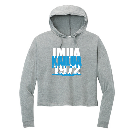 KCC IMUA District® Women’s Perfect Tri® Midi Long Sleeve Hoodie - Grey Frost