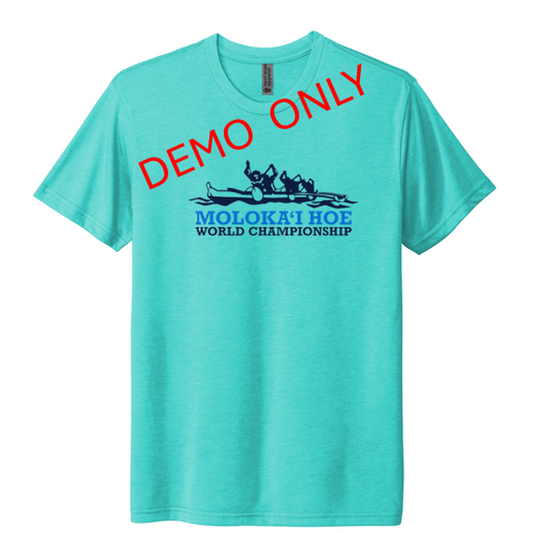 MOLOKA'I HOE RACE T-SHIRT - Tahiti Blue - PRE-ORDER ONLY